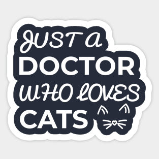 doctor cat Sticker